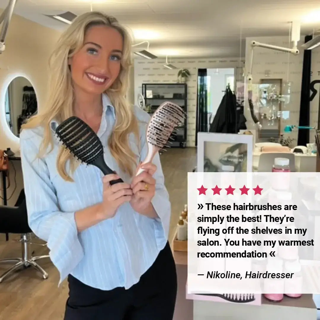 Curvy Brush – Brosse à cheveux en poils de sanglier